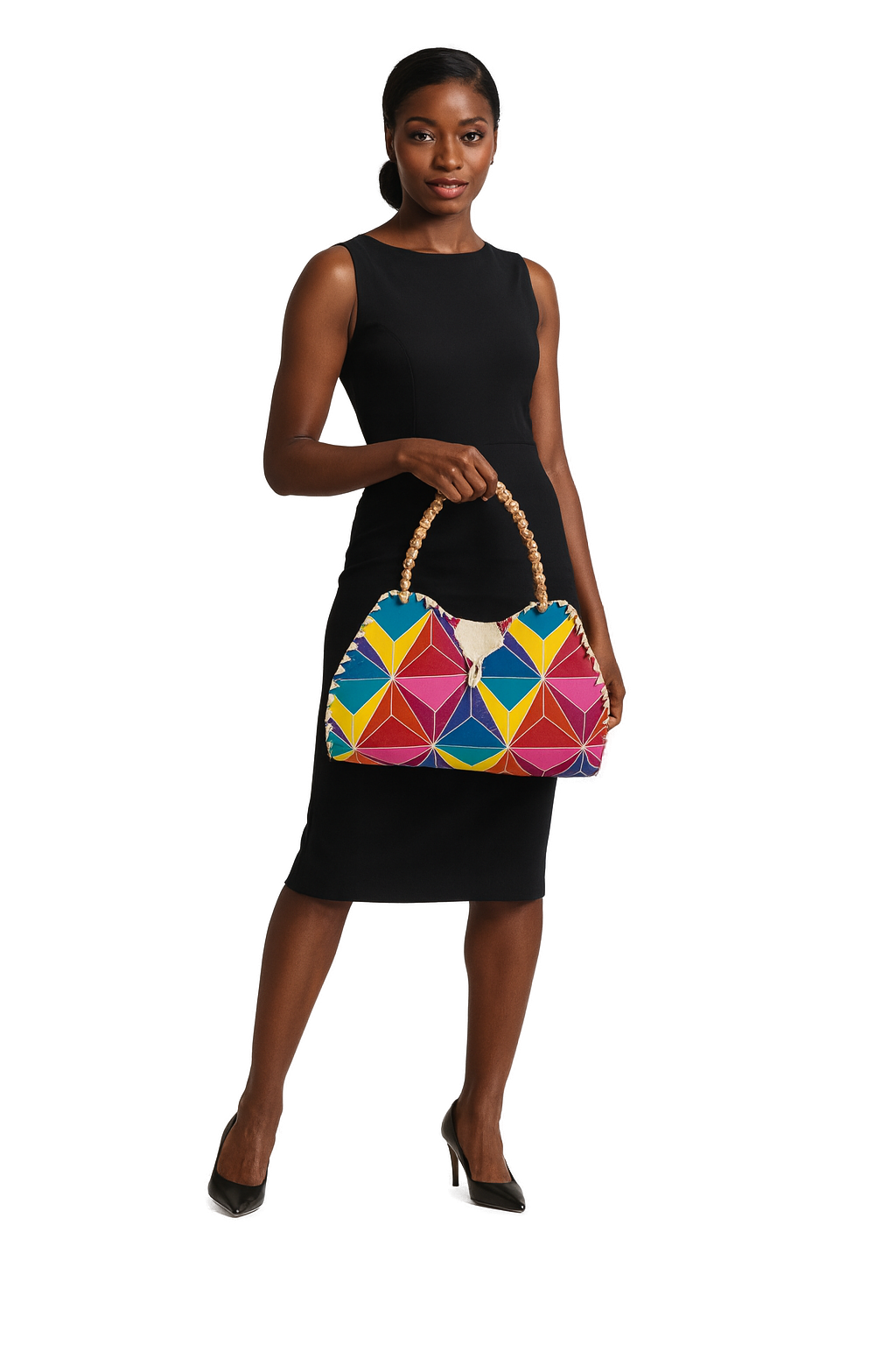 Village Cloth colorful handbag