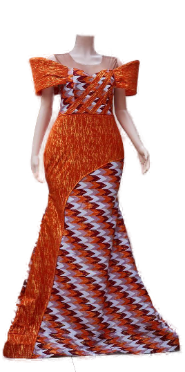 Orange Village Cloth gown