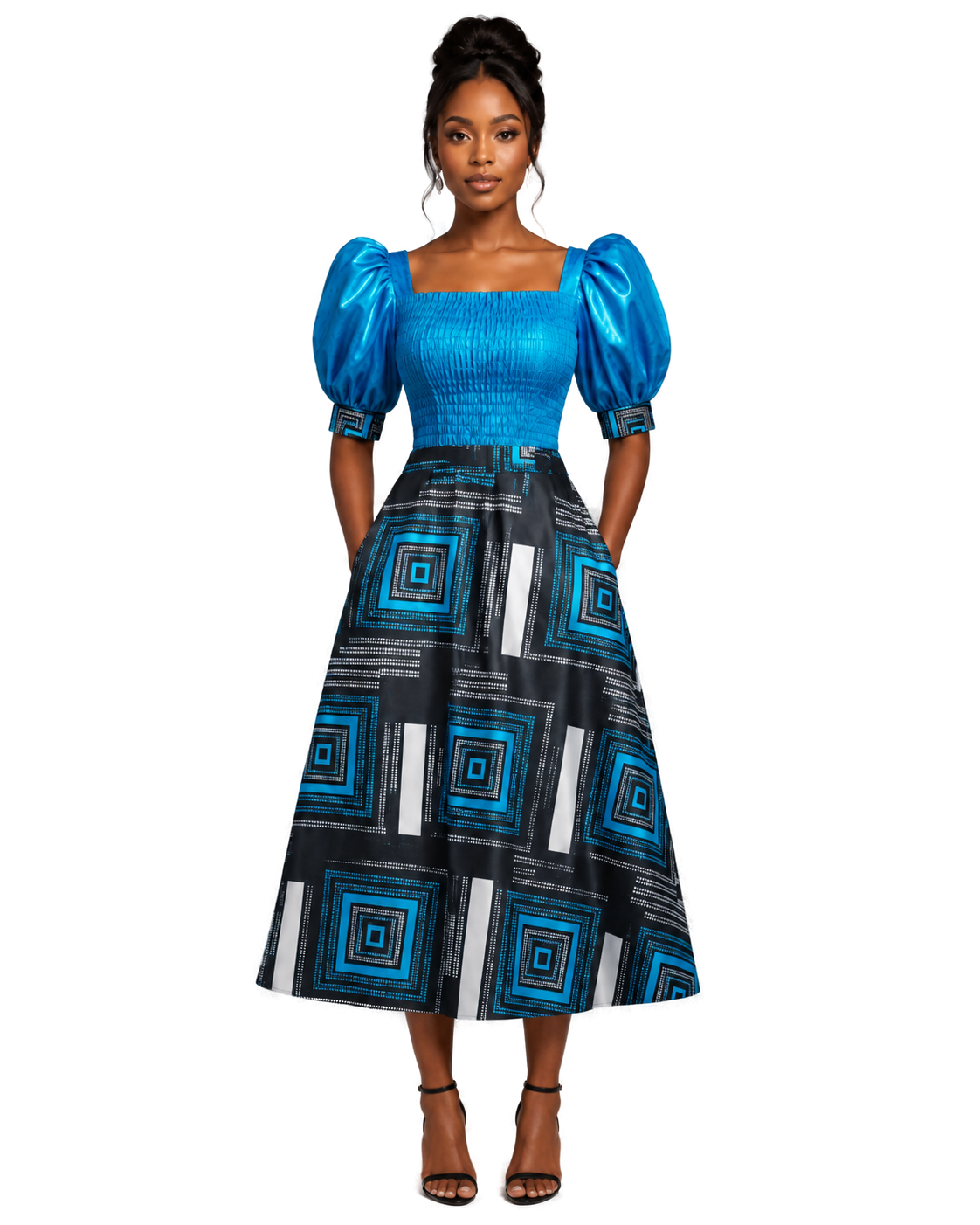 Blue Village Cloth dress