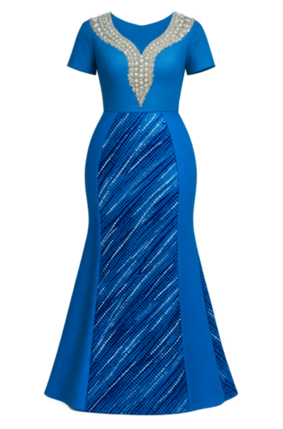 Blue Village Cloth gown